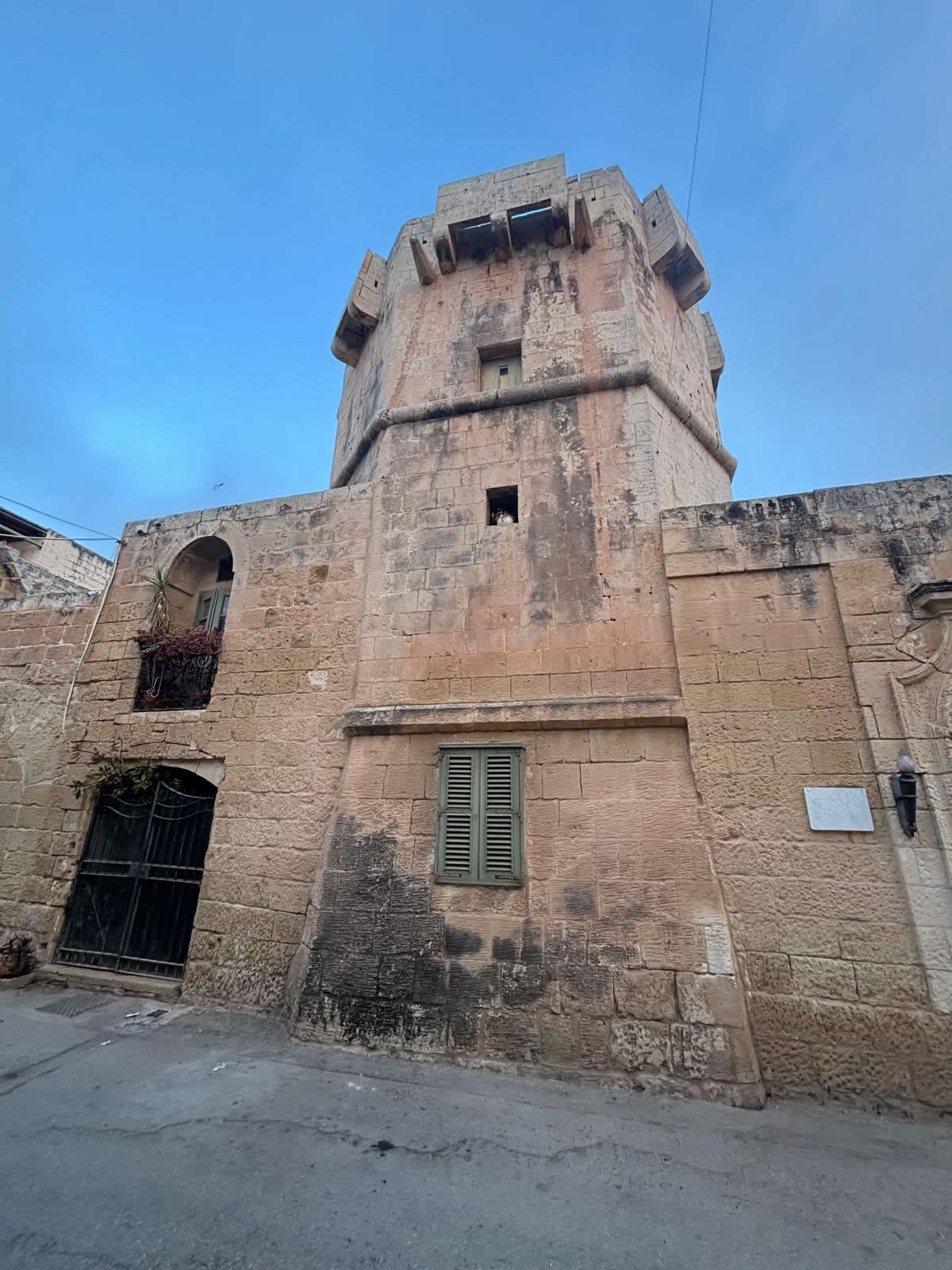 Cavalier Tower in Qrendi Malta octagonal medieval tower