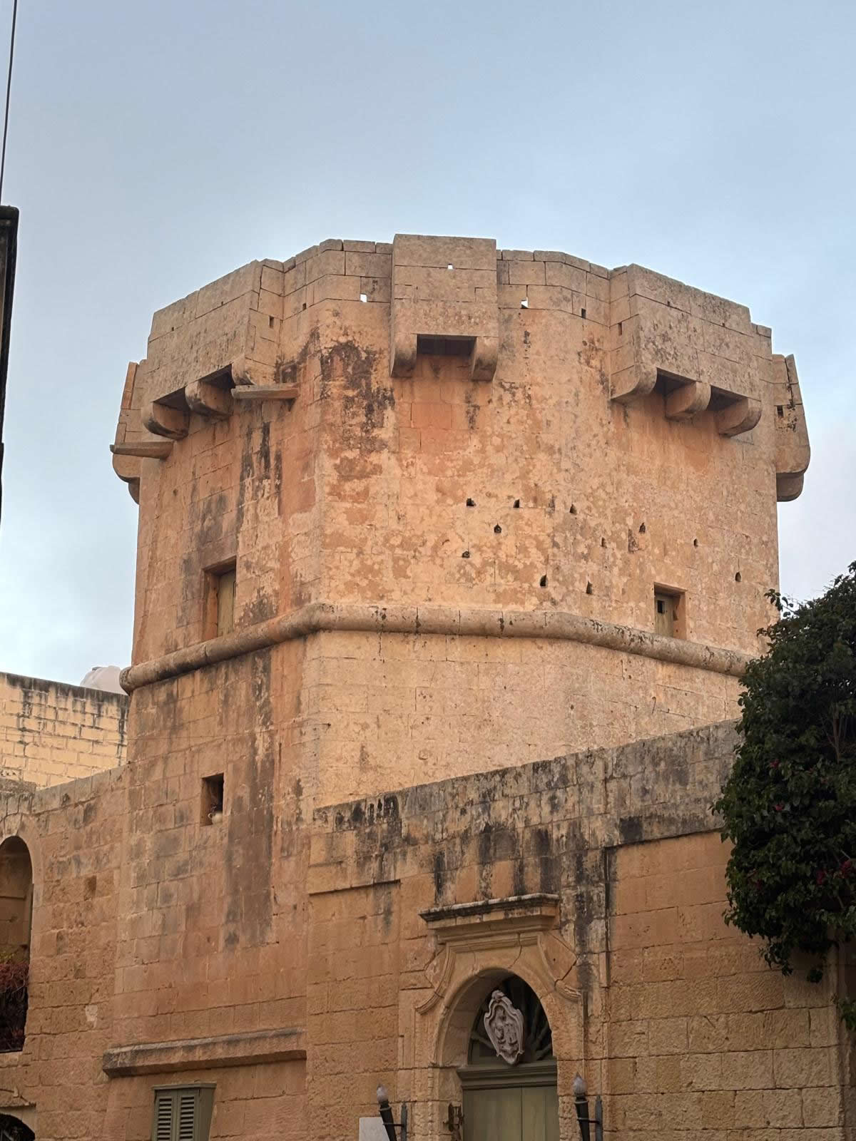 Cavalier Tower in Qrendi Malta octagonal medieval tower