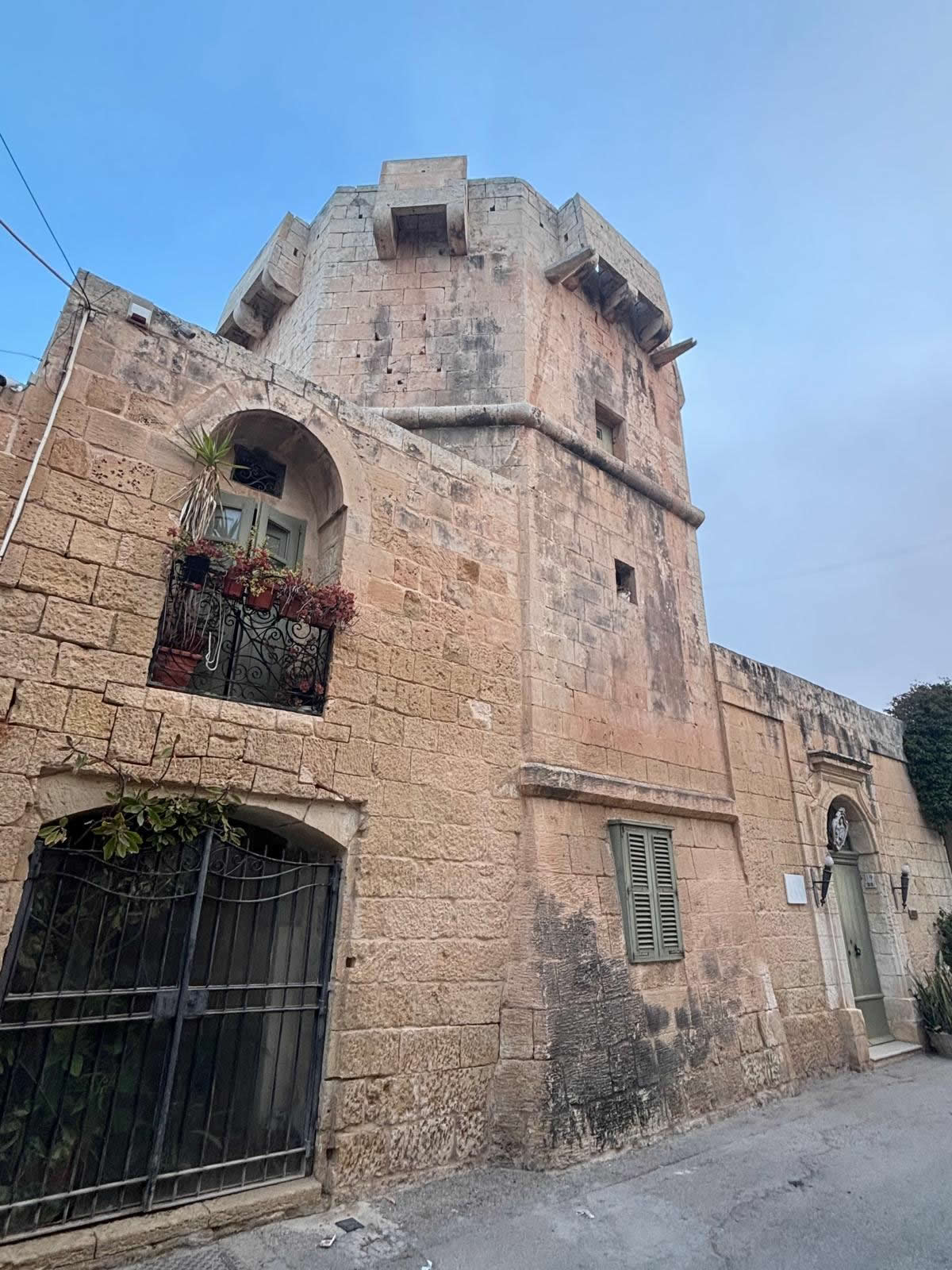 Cavalier Tower in Qrendi Malta octagonal medieval tower