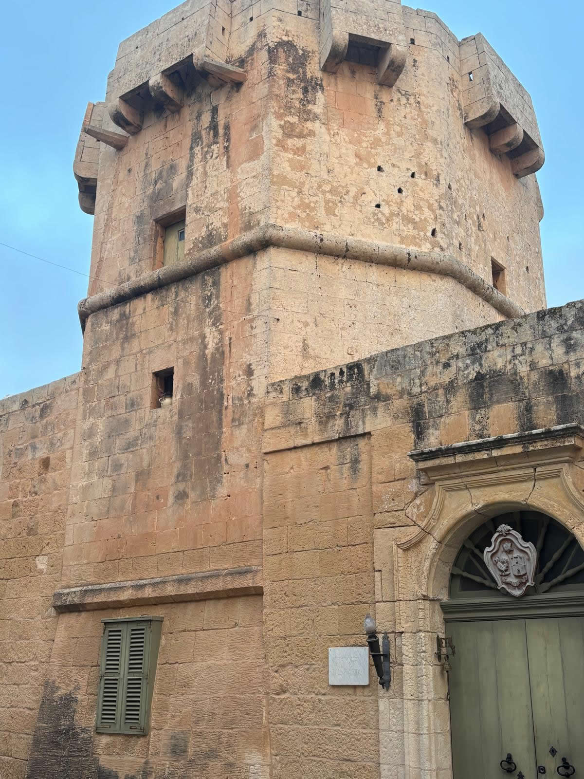 Cavalier Tower in Qrendi Malta octagonal medieval tower