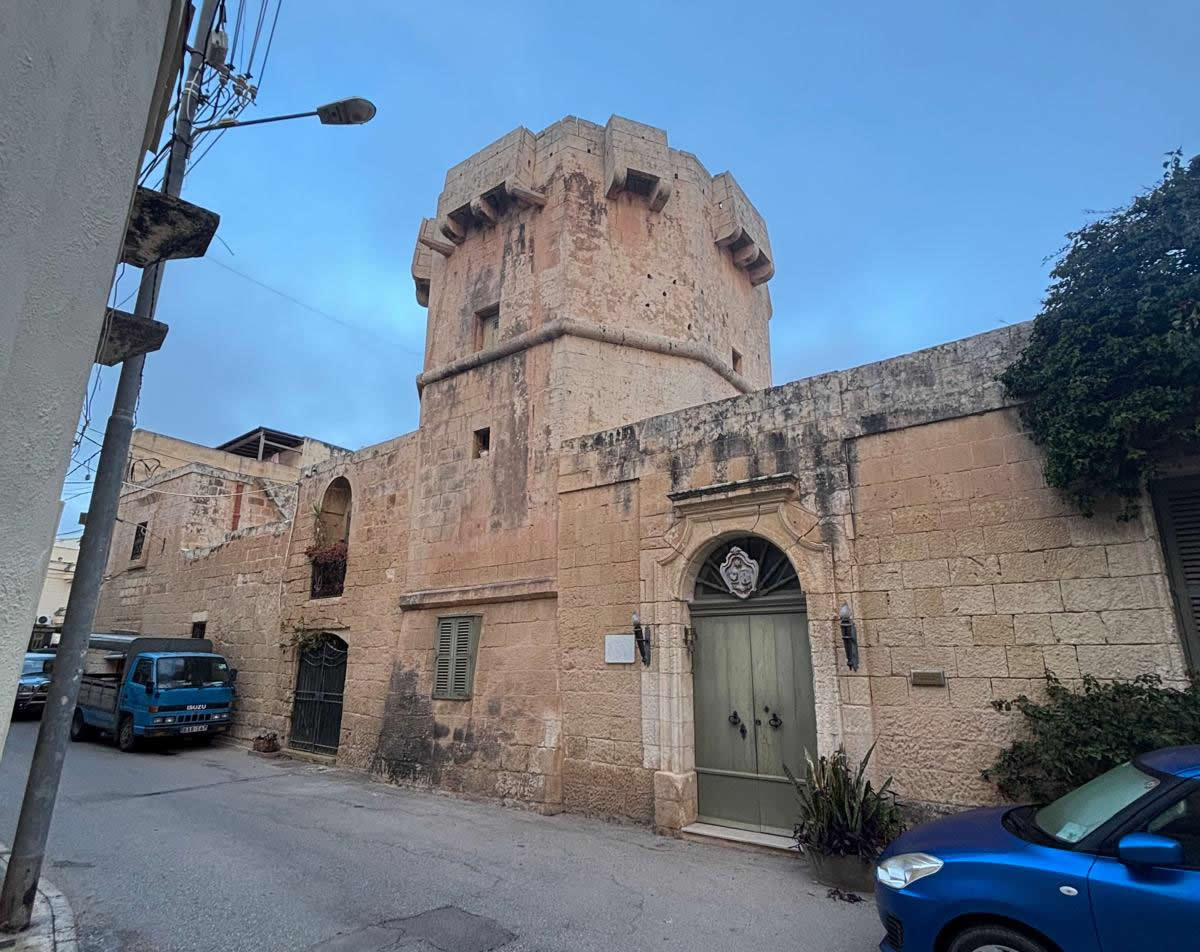 Cavalier Tower in Qrendi Malta octagonal medieval tower
