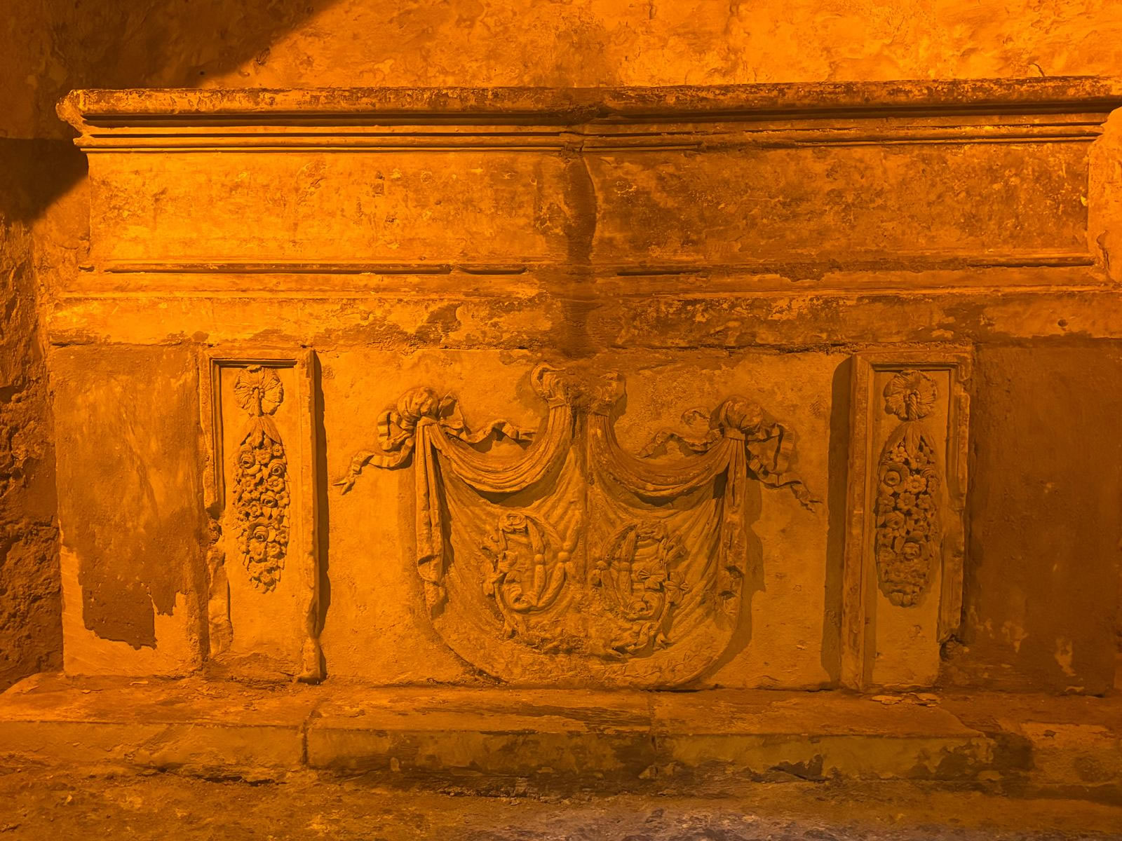 St Cathaldus Crypt and Catacombs (San Katald) beneath the chapel in Rabat, Malta