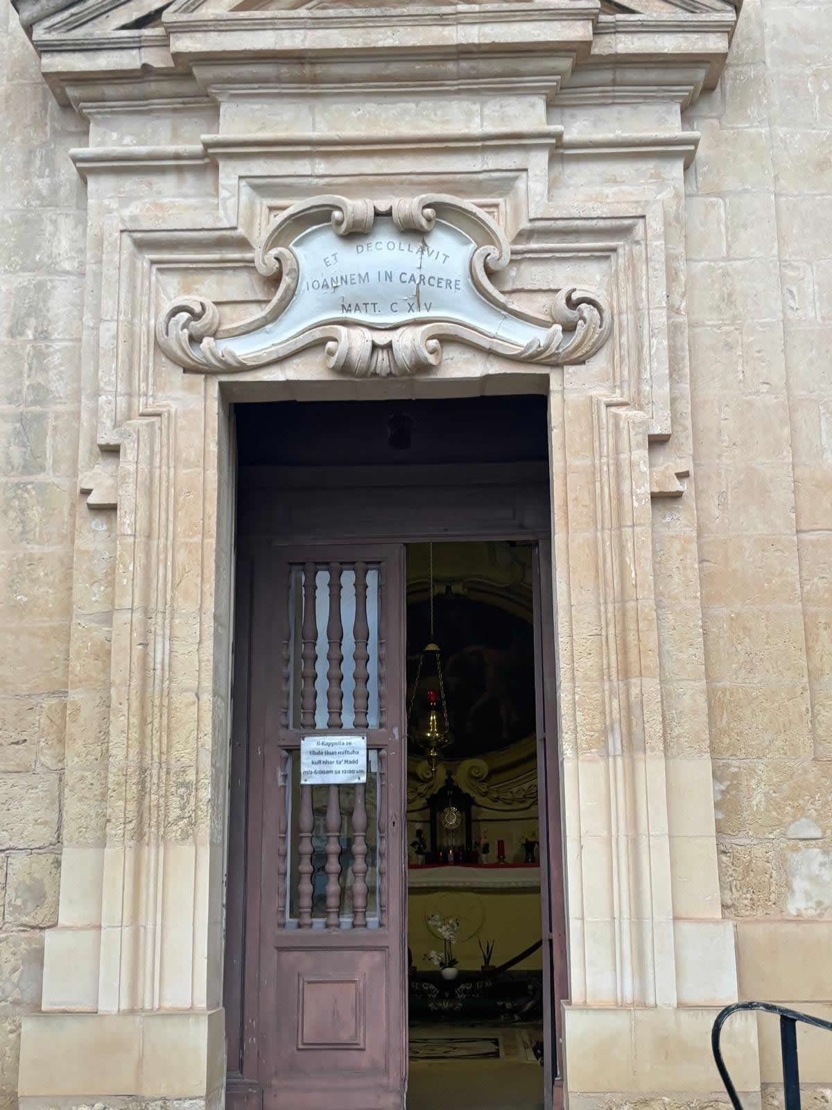 Chapel of St John the Baptist, Siġġiewi, Malta