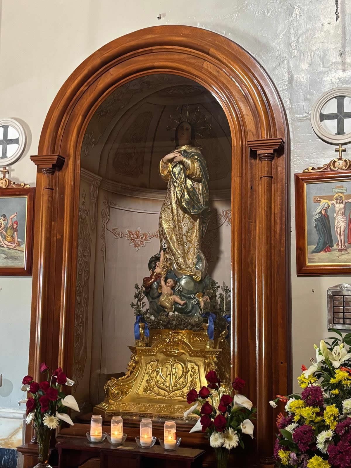 Chapel of the Immaculate Conception Tal-Ħondoq, Qala – exterior front view