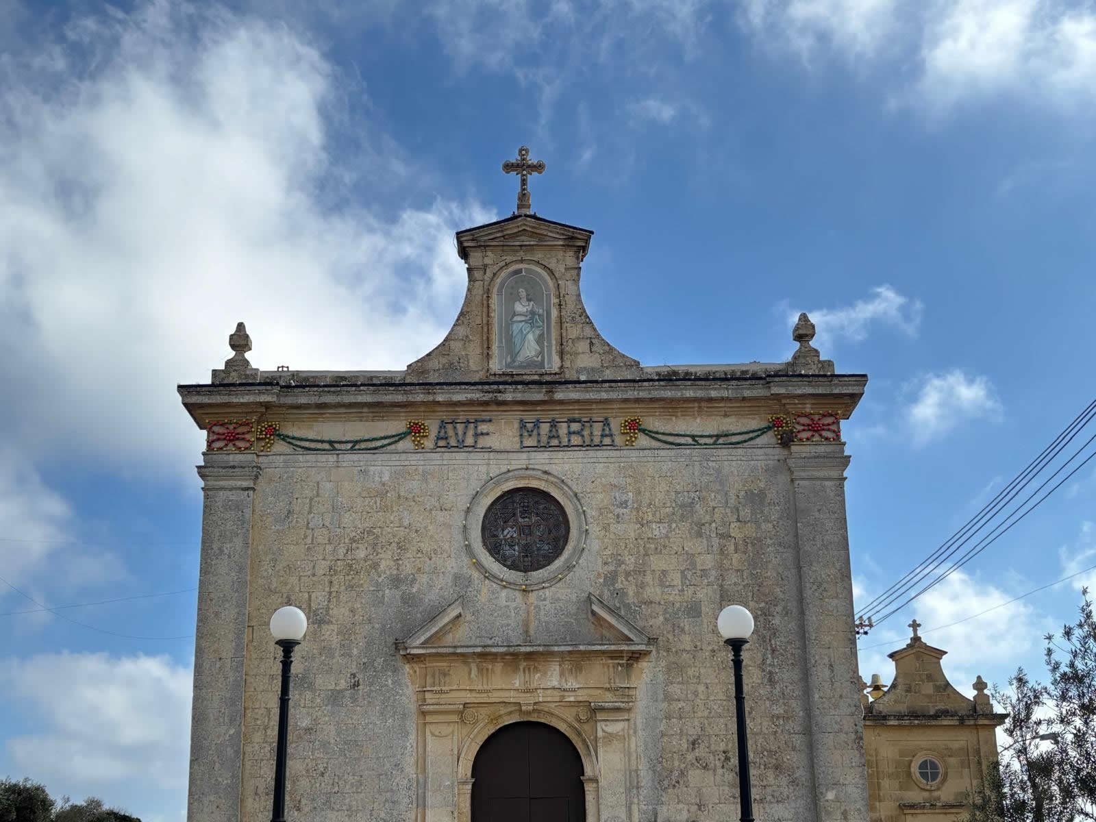 Chapel of the Immaculate Conception Tal-Ħondoq, Qala – exterior front view