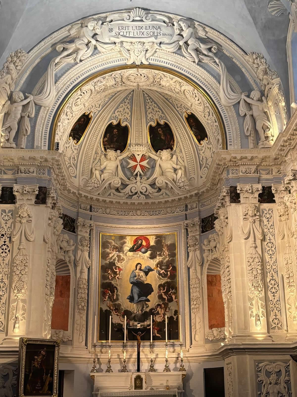 Oratory of the Immacolata Valletta Malta interior