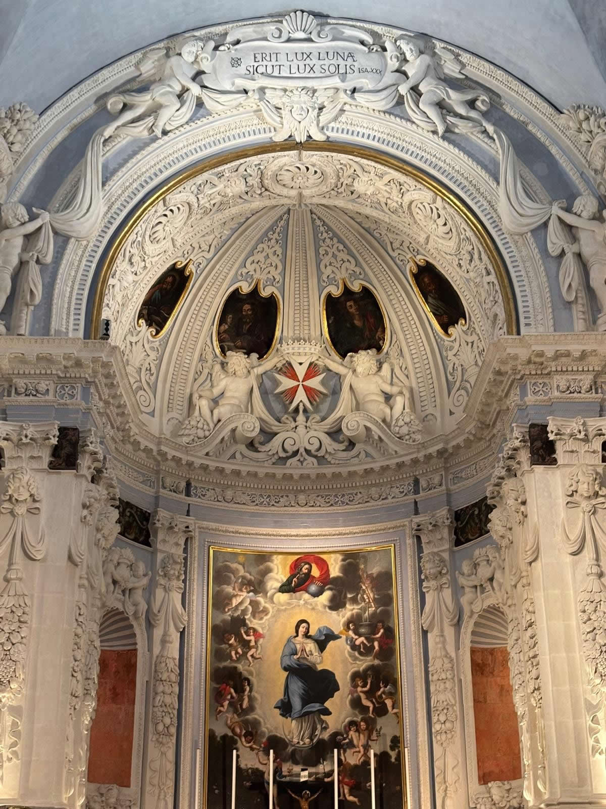 Oratory of the Immacolata Valletta Malta interior