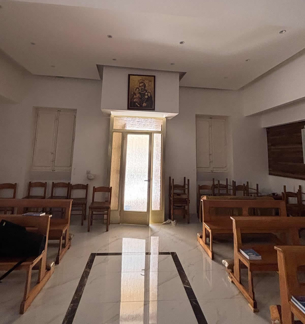 Sacred Heart Chapel Qbajjar Gozo interior