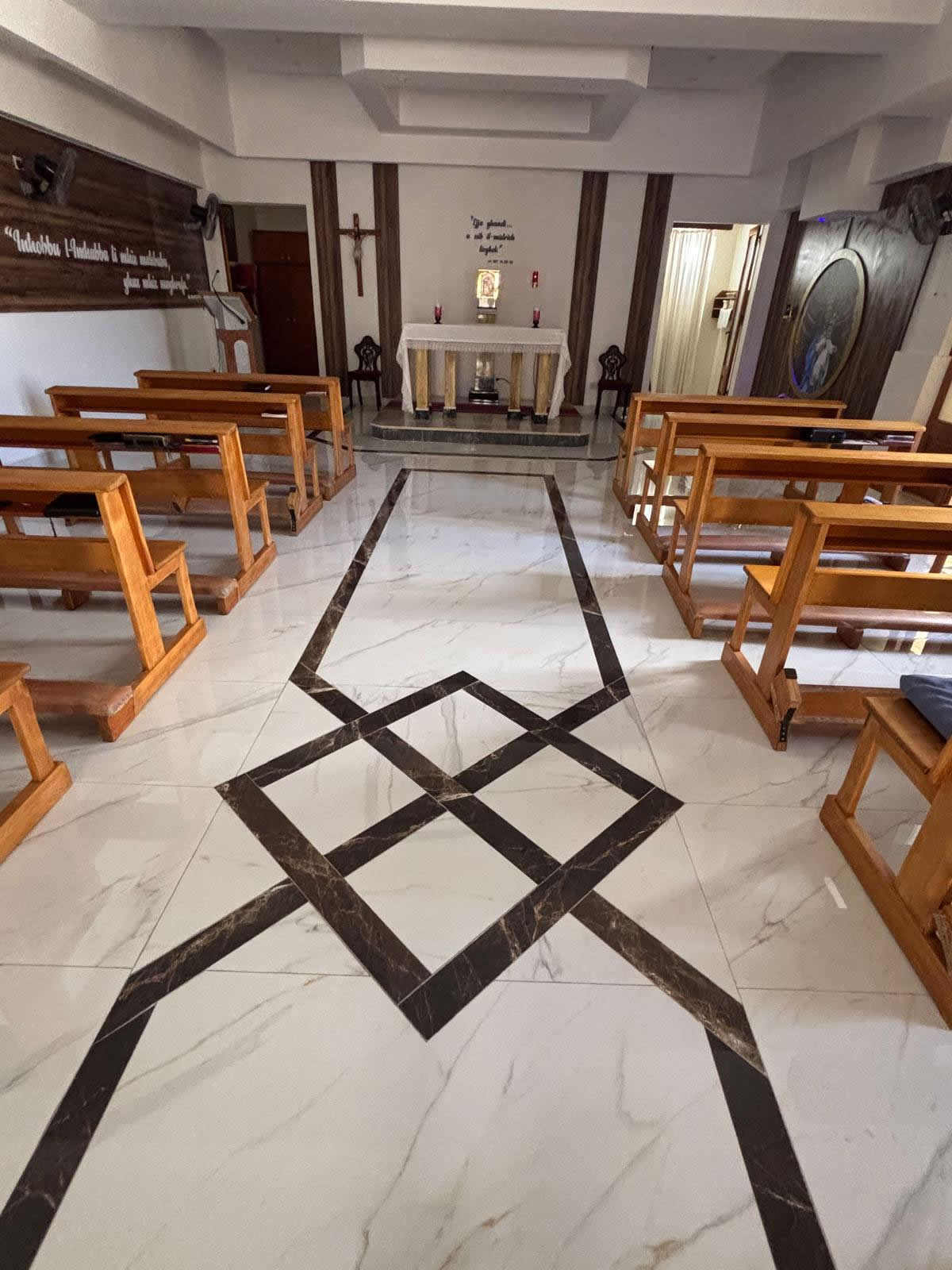 Sacred Heart Chapel Qbajjar Gozo interior
