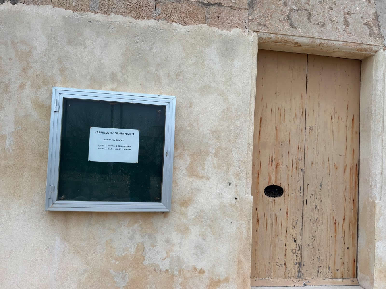St Mary Chapel Maghtab Malta exterior