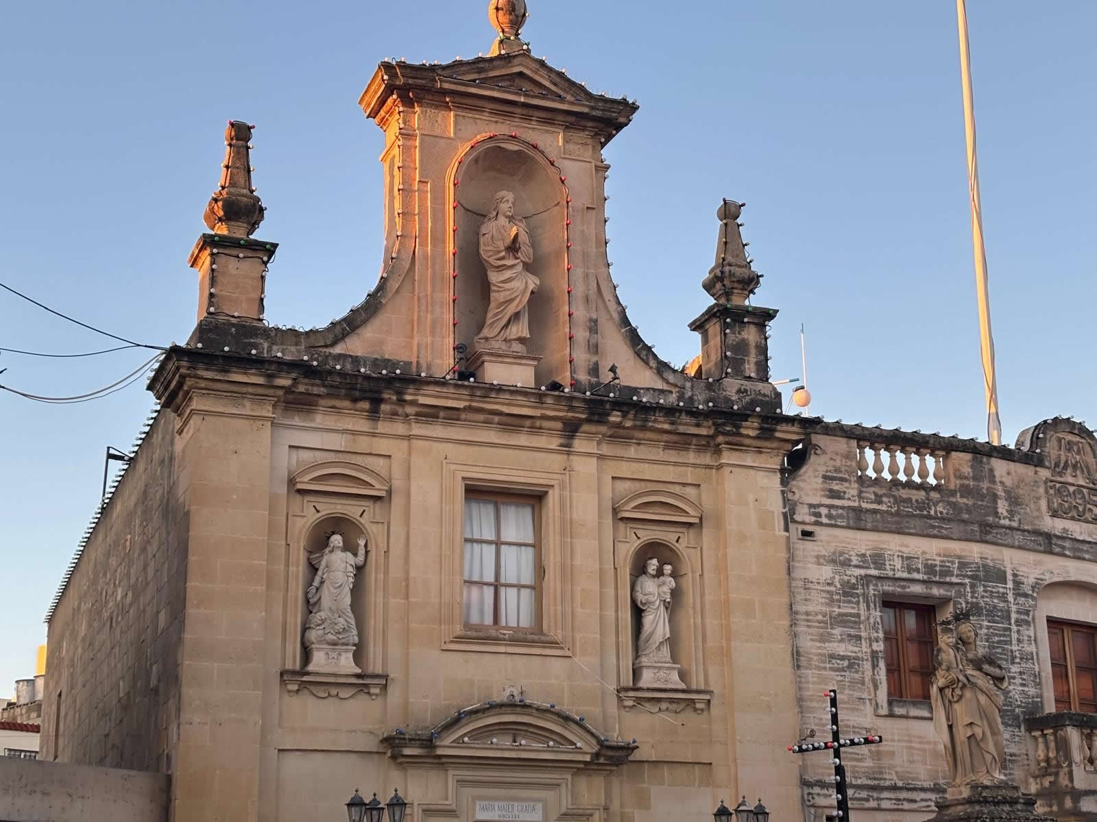 Tal-Grazzja Chapel exterior in Żebbuġ Malta