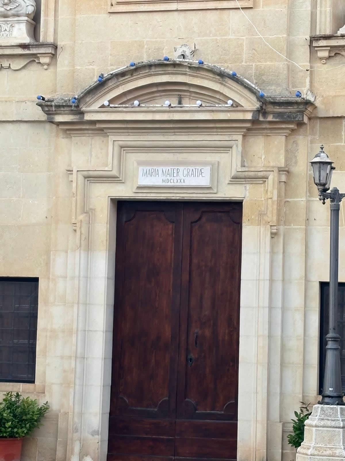 Tal-Grazzja Chapel exterior in Żebbuġ Malta