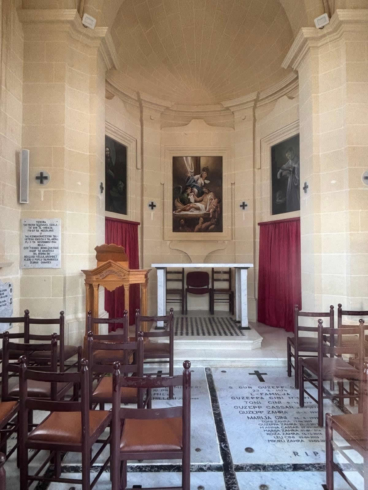 Zebbug Cemetery Gozo Malta