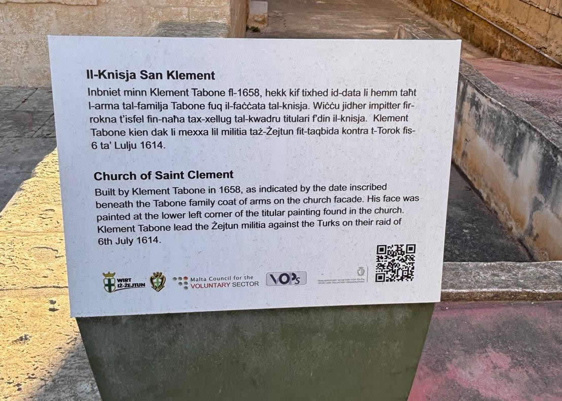 San Klement Chapel Zejtun Malta