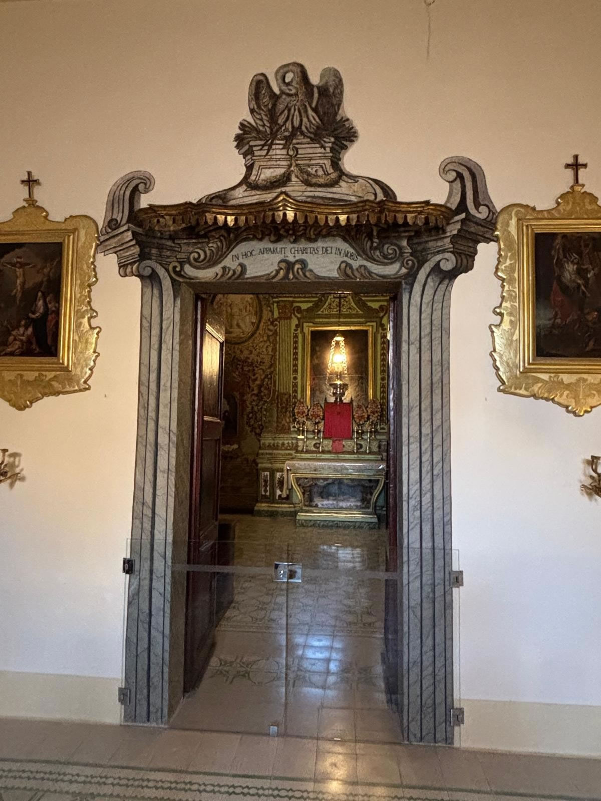 Internal Chapel St Peter Monastery Mdina