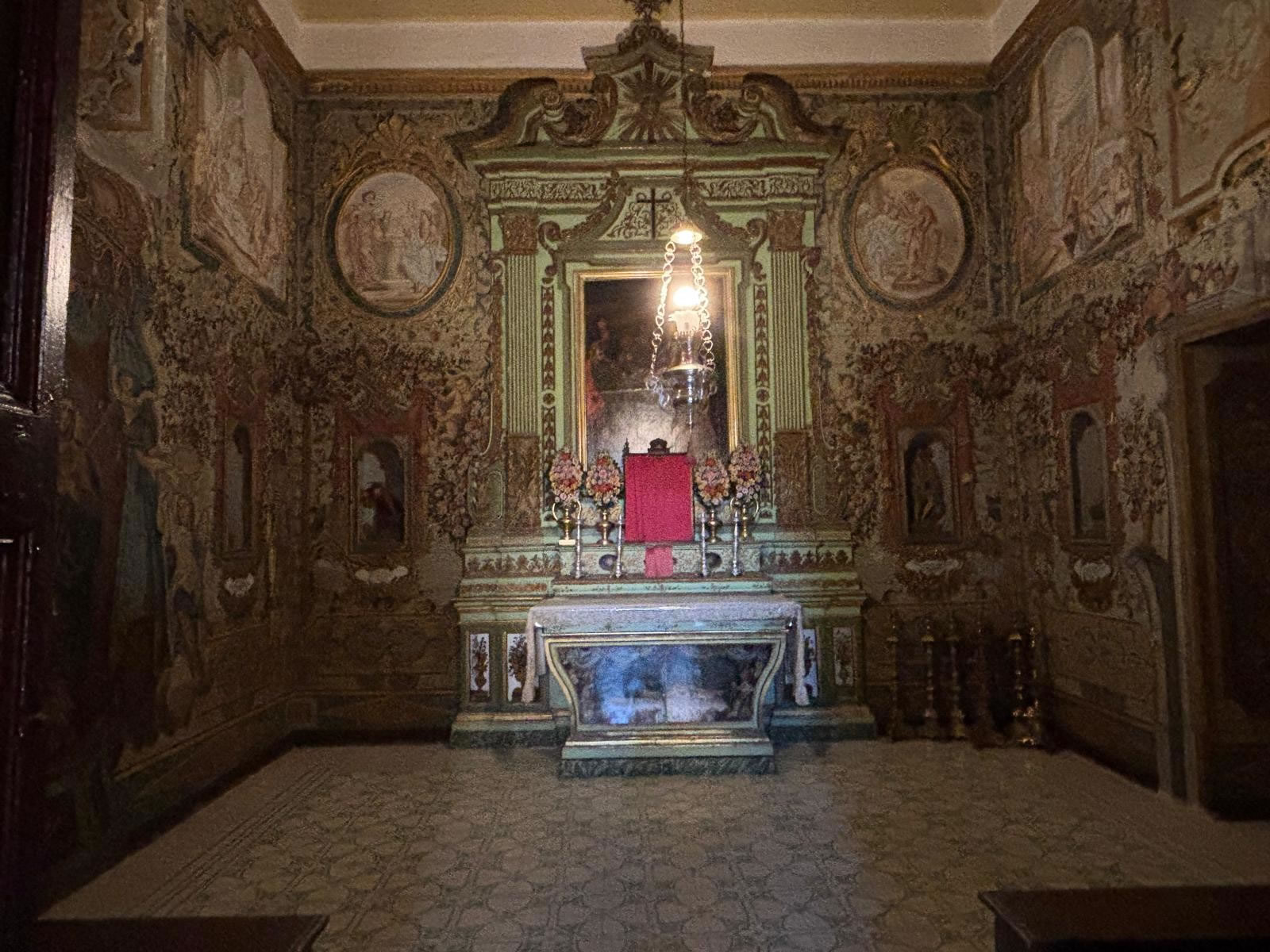 Internal Chapel St Peter Monastery Mdina