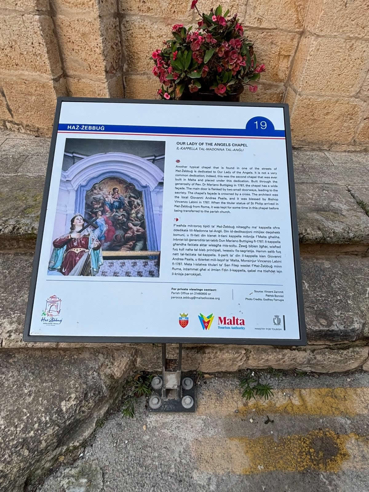 Kappella ta' Sidtna Marija tal-Anġli   Chapel of Our Lady of Angels,  Ta’ l-Anġli, Żebbuġ, Malta<