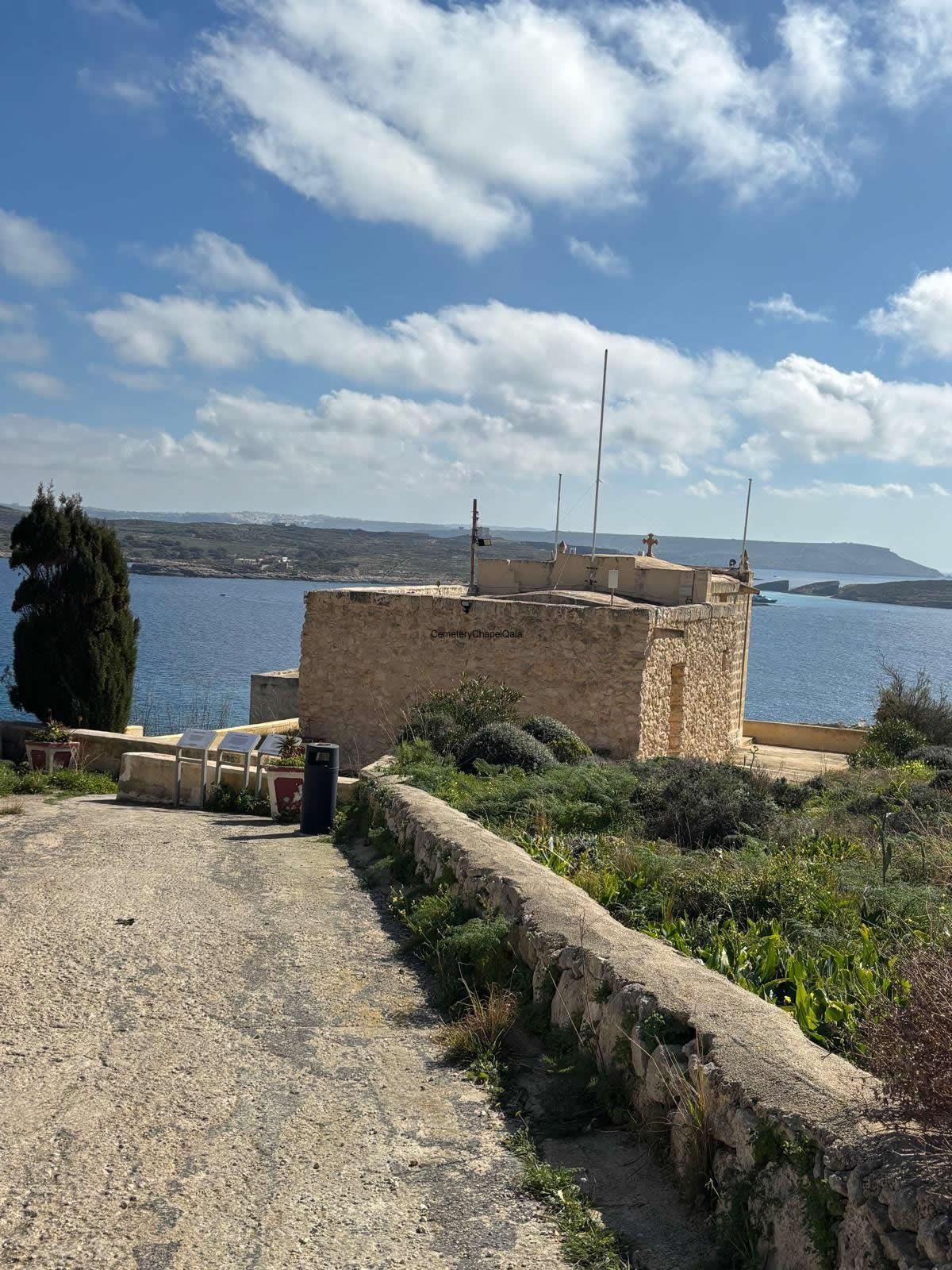 Il-Kappella tal-Madonna tal-Blat, Qala, Gozo – exterior front view
