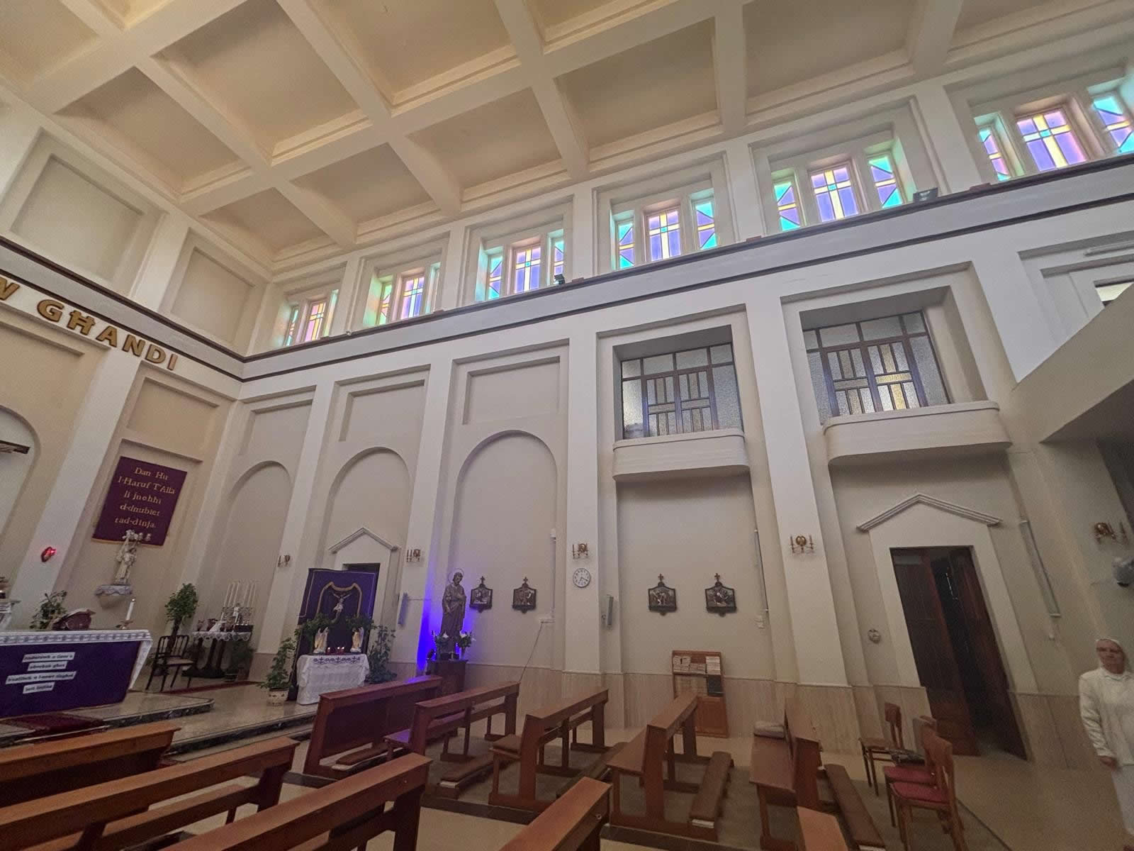 Christ the King Convent, Fleur-de-Lys, Malta – exterior front view
