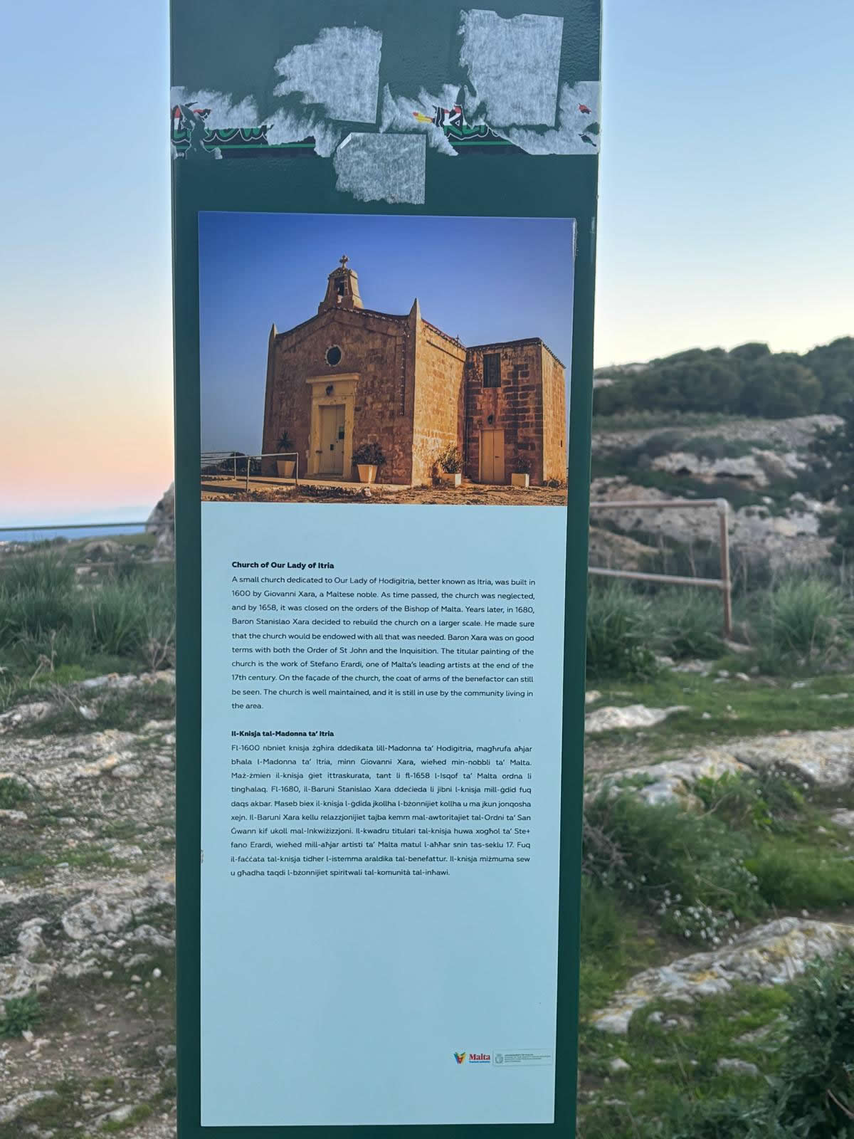 Our Lady of Hodegetria (Itria) Chapel, Rabat
