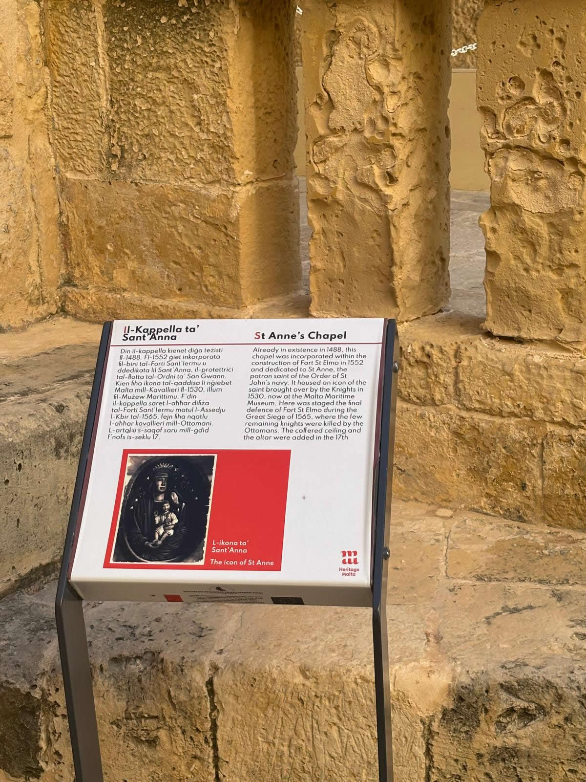 Chapel of St Anne (Fort St Elmo, Valletta)