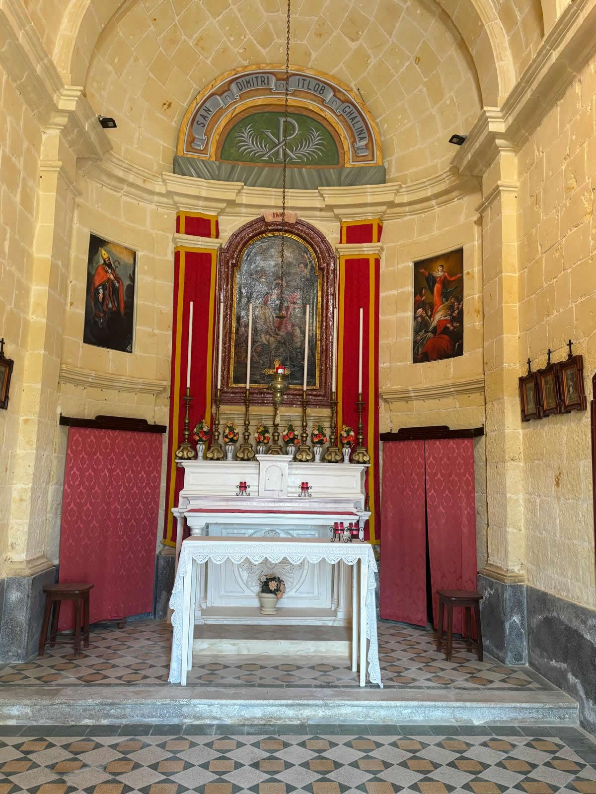 The Chapel of St. Dimitri (San Dimitri) near Għarb, Gozo