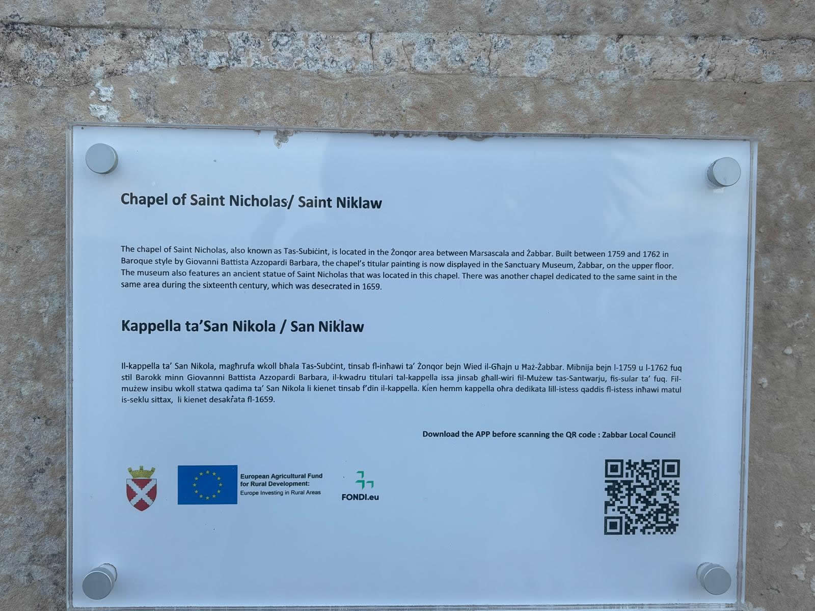 St Nicholas Chapel, Marsaskala (Kappella San Nikolaw)