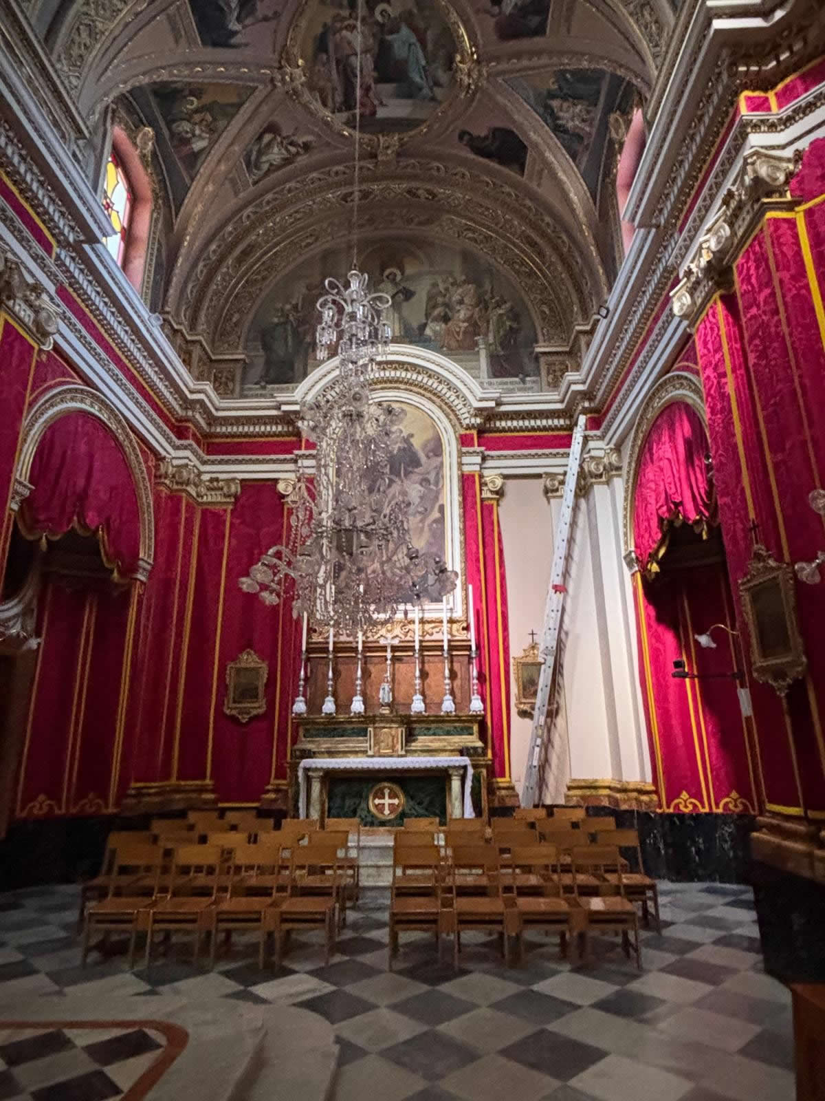 Ta’ Kerċem Parish Church in Gozo, Malta