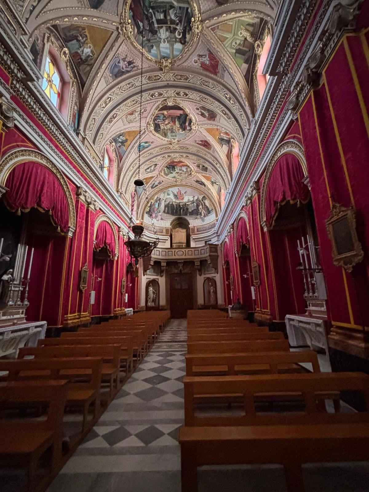 Ta’ Kerċem Parish Church in Gozo, Malta