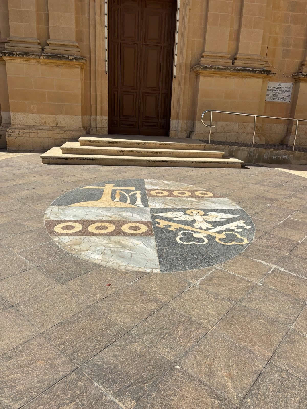 Ta’ Kerċem Parish Church in Gozo, Malta