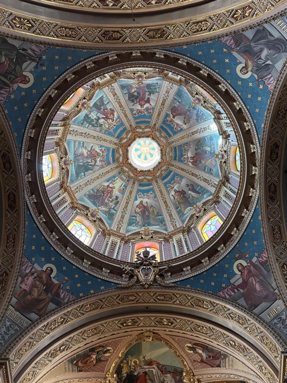 Ta’ Kerċem Parish Church in Gozo, Malta