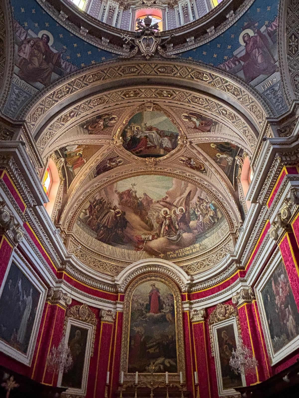 Ta’ Kerċem Parish Church in Gozo, Malta