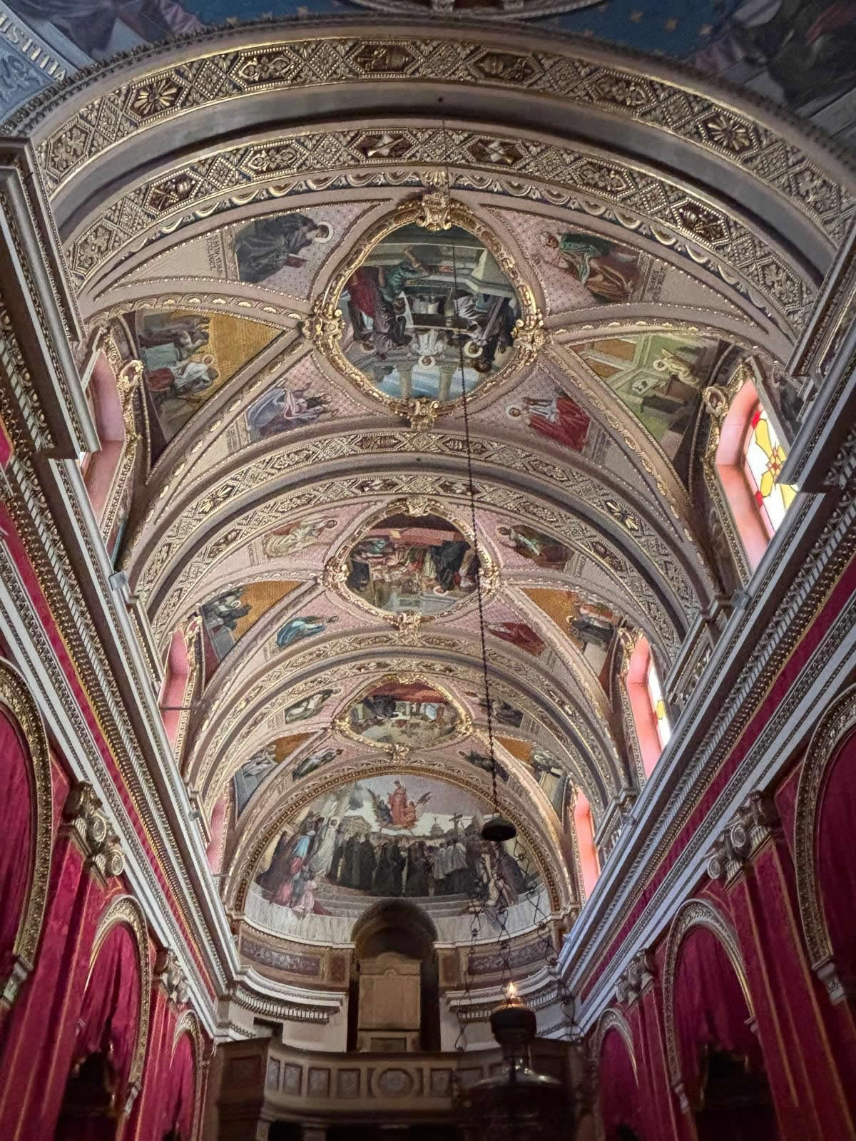 Ta’ Kerċem Parish Church in Gozo, Malta