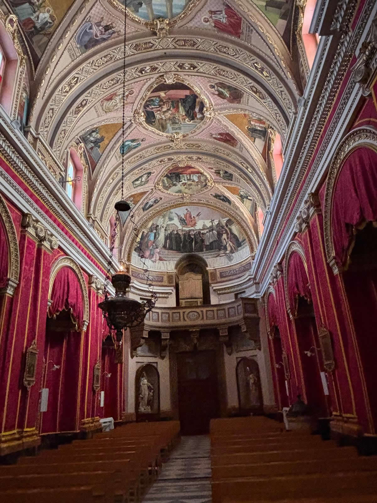 Ta’ Kerċem Parish Church in Gozo, Malta