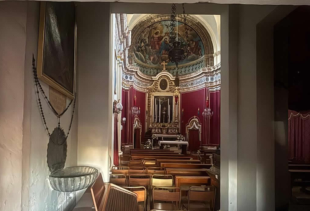 Madonna tal Hlas Chapel Interior Qormi Malta