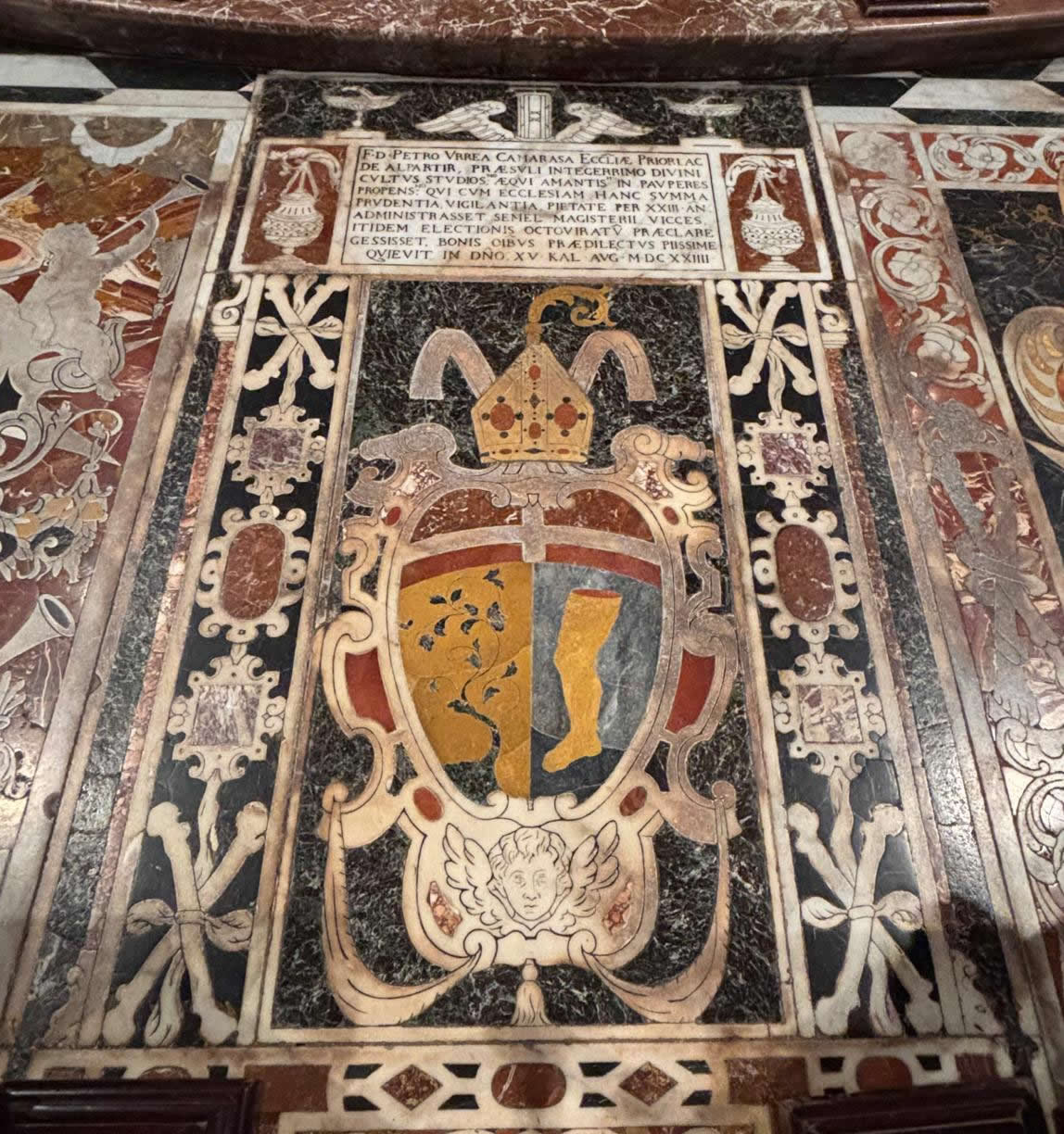 Tomb of Fra Don Pietro Urrea Camarasa St Johns Co Cathedral