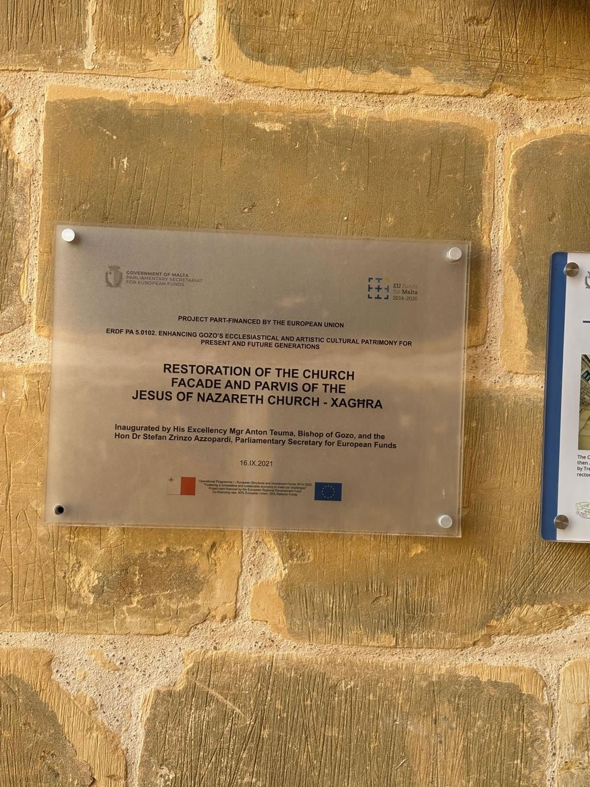 Jesus of Nazareth Church Xaghra Gozo