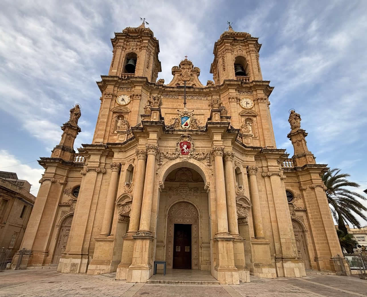 Sanctuary of Our Lady of Graces Zabbar facade