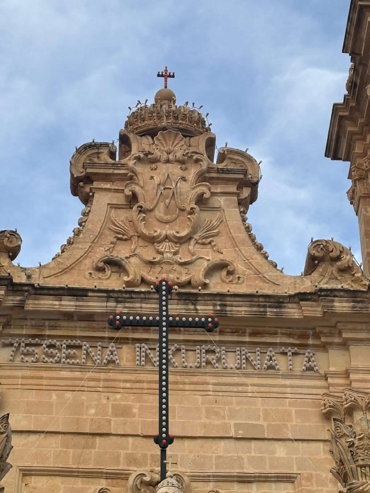 Sanctuary of Our Lady of Graces Zabbar facade