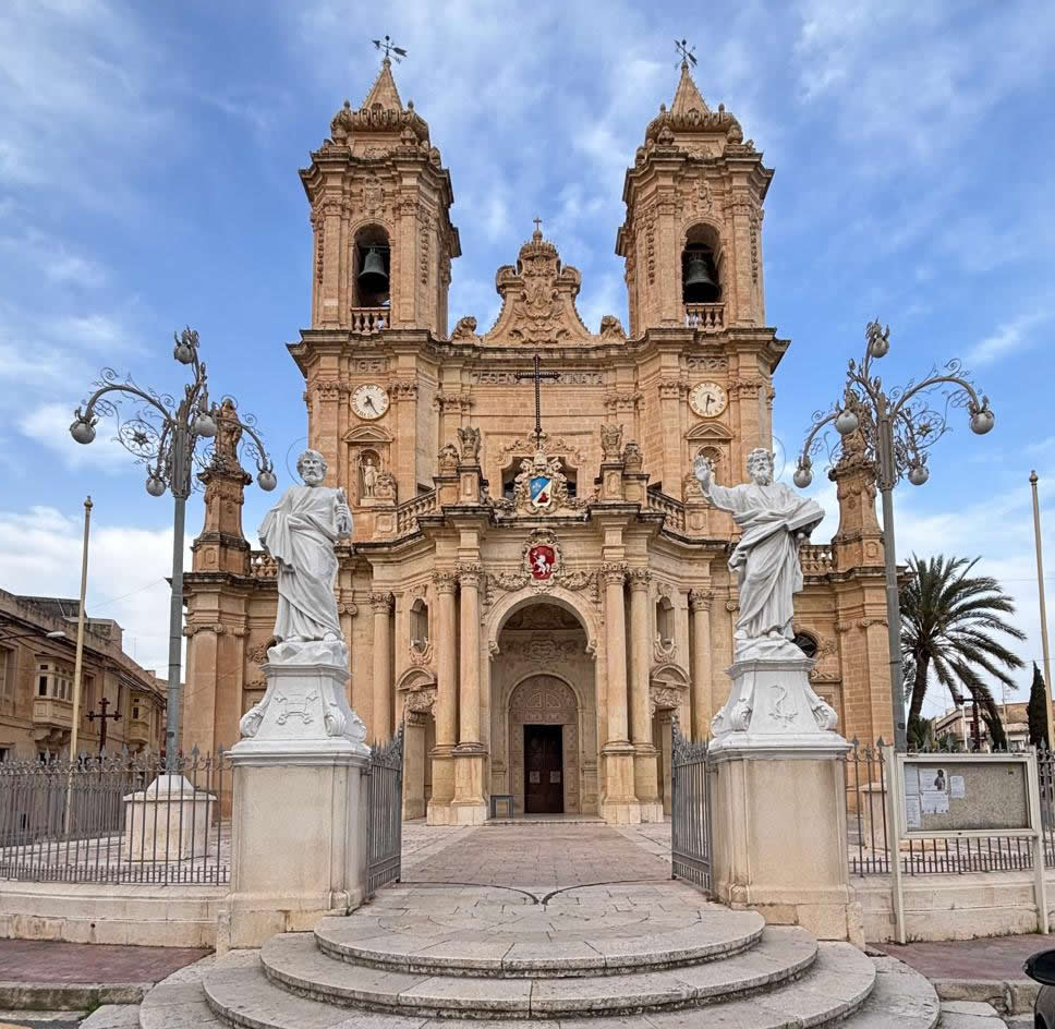 Sanctuary of Our Lady of Graces Zabbar facade