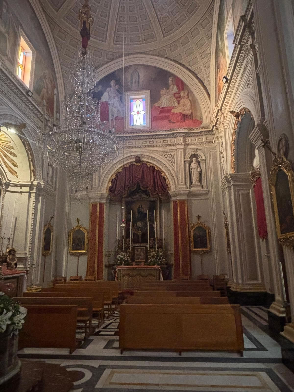 Parish Church of St Mary Attard Malta facade