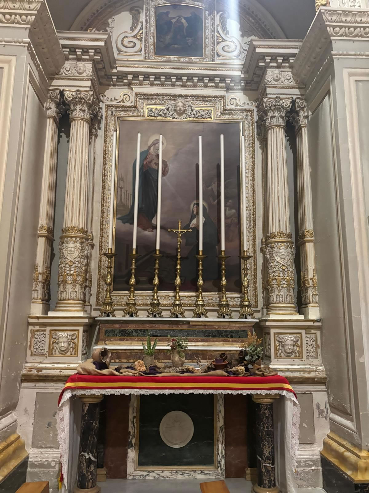 Parish Church of St Mary Attard Malta facade