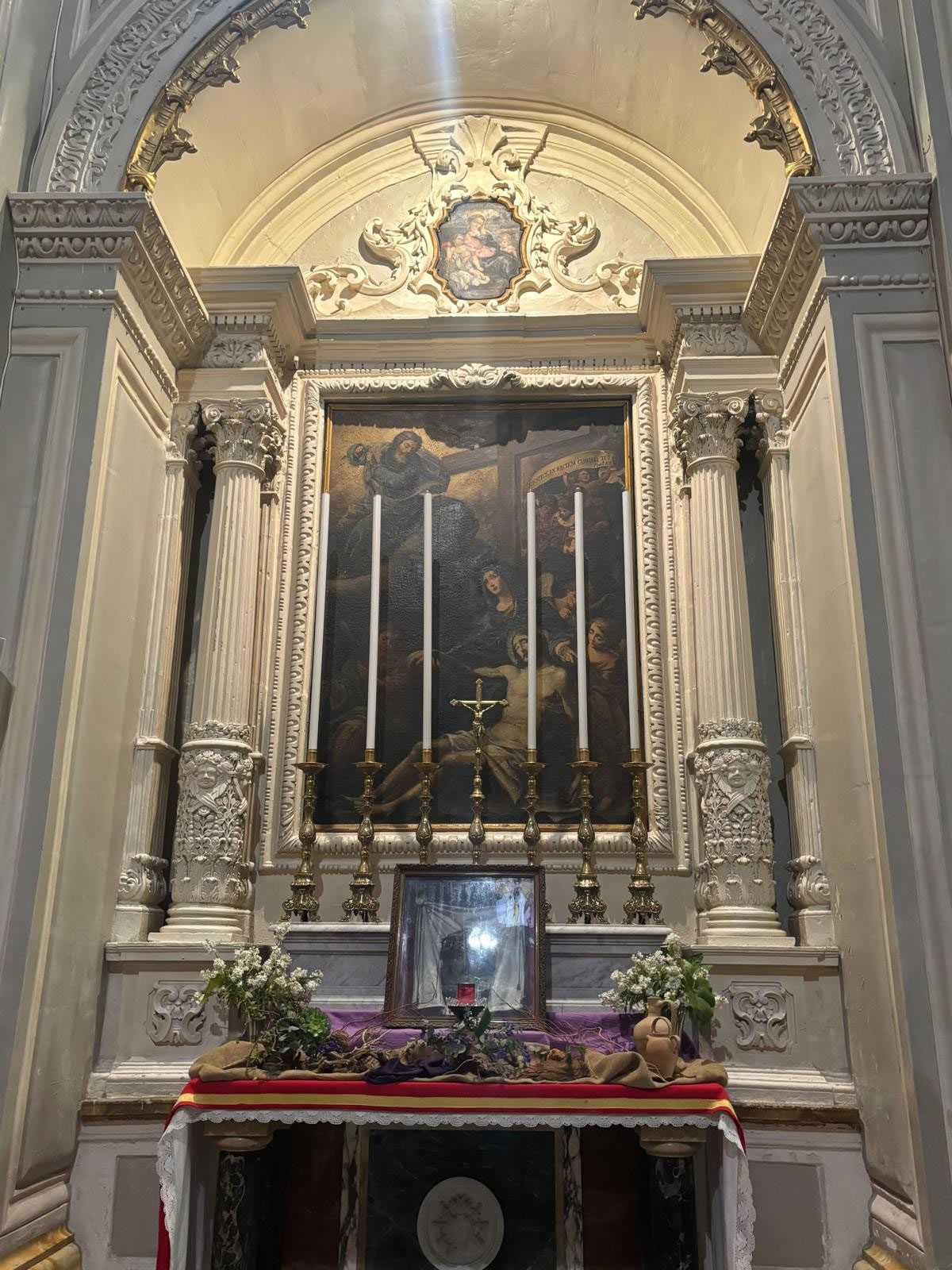 Parish Church of St Mary Attard Malta facade