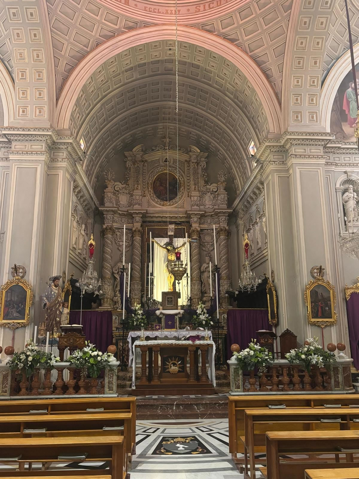 Parish Church of St Mary Attard Malta facade