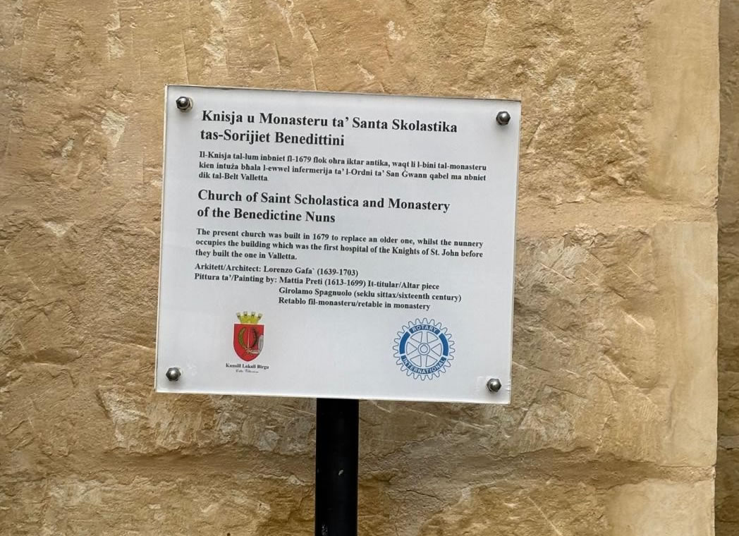 Santa Skolastika Monastery Birgu