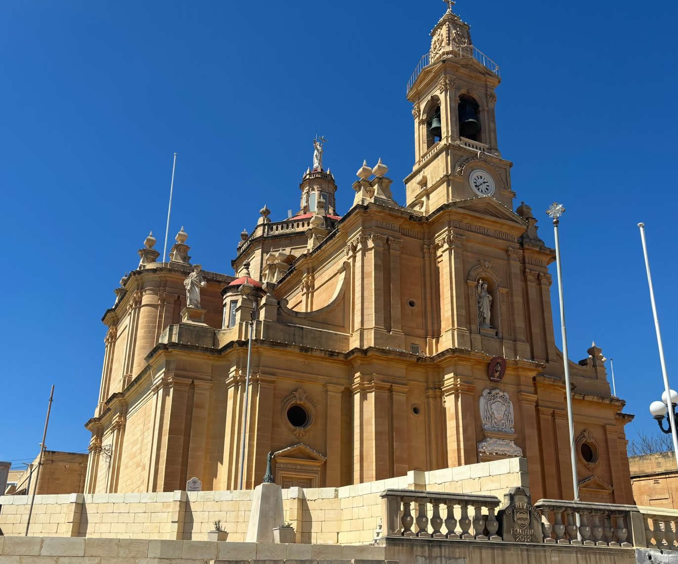 Sacred Heart Parish Church Fontana Gozo facade