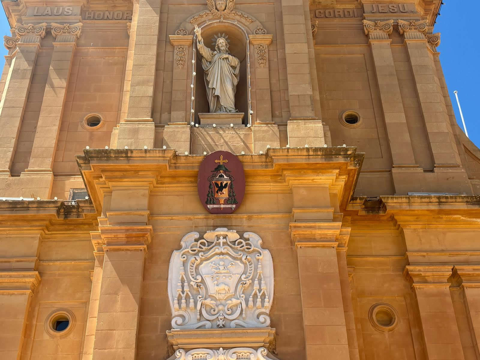 Sacred Heart Parish Church Fontana Gozo facade