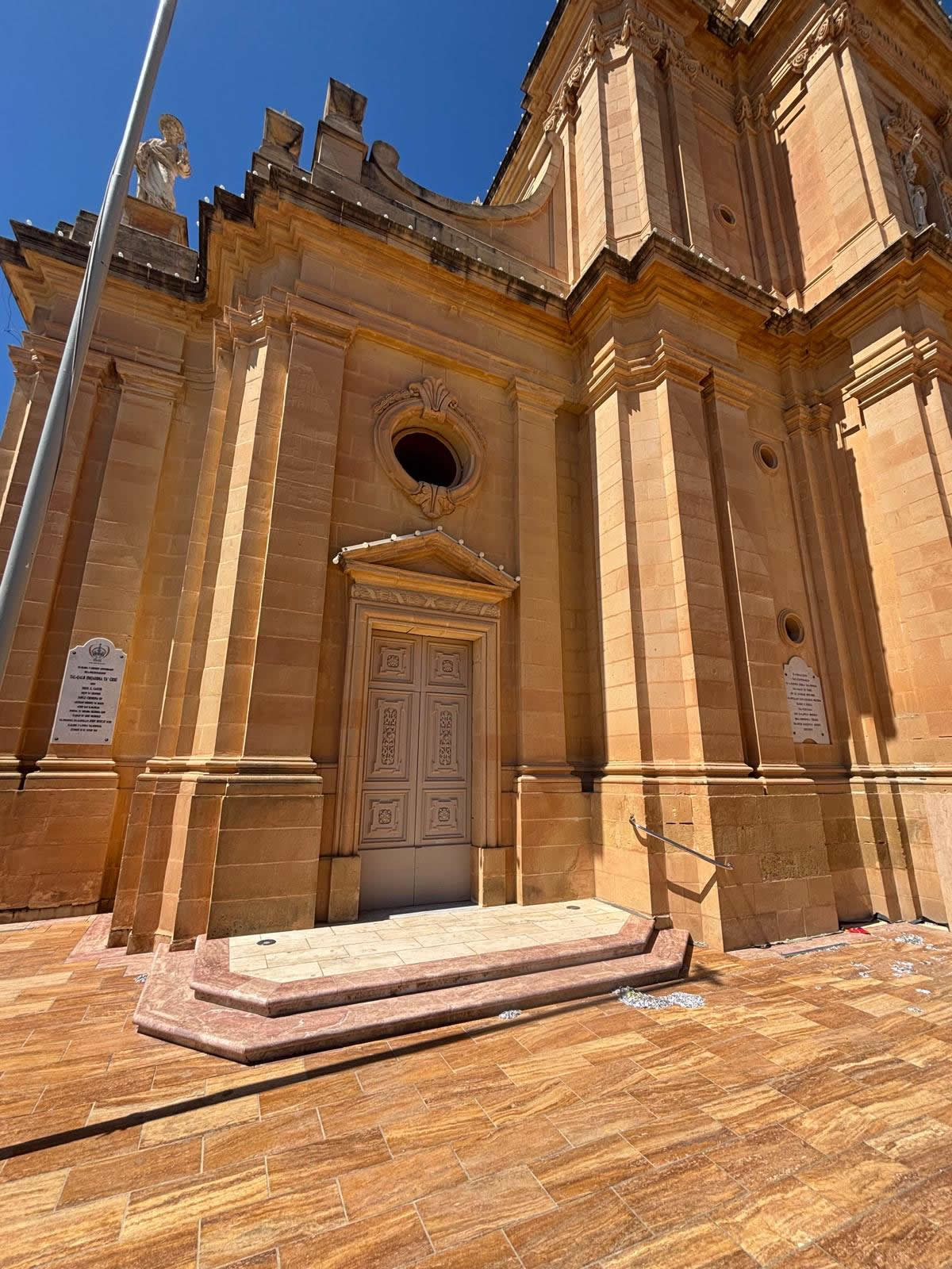 Sacred Heart Parish Church Fontana Gozo facade