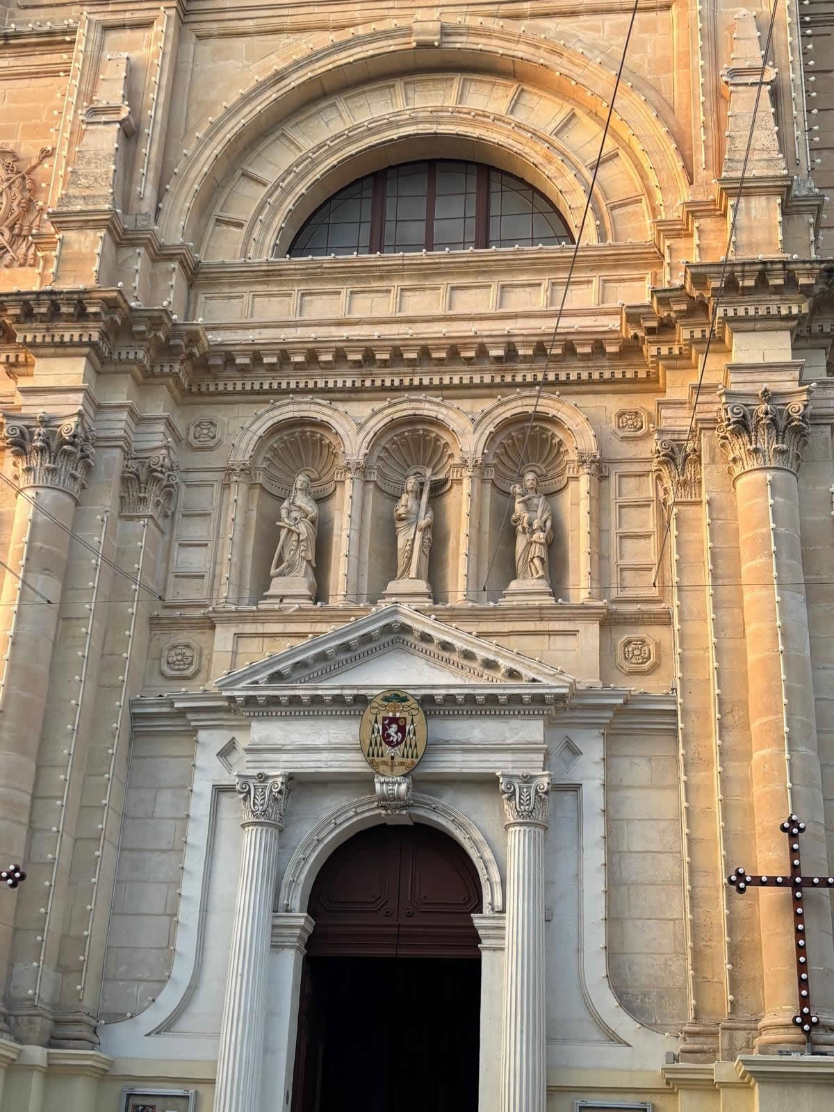 St Gaetan Parish Church Hamrun Malta facade