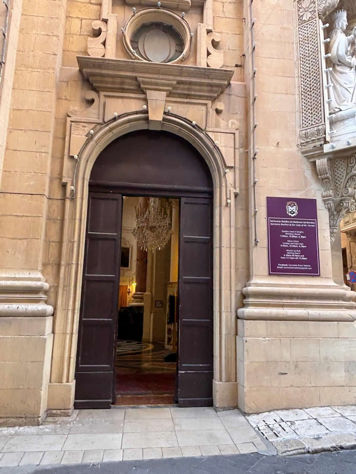 Basilica of Our Lady of Mount Carmel, Valletta, Malta